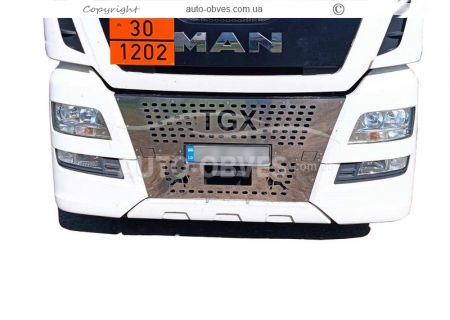 Накладки на решітки радіатора MAN TGX євро 6 - тип: на авто з радаром фото 2