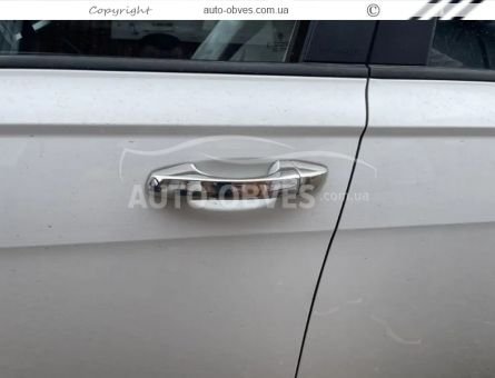 Handle covers Volkswagen Lavida, e-Lavida 2019-... - type: 4 pcs stainless steel фото 3
