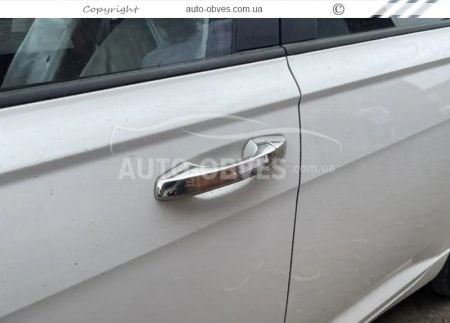 Handle covers Volkswagen Lavida, e-Lavida 2019-... - type: 4 pcs stainless steel фото 2