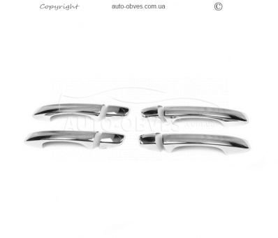 Handle covers Volkswagen Lavida, e-Lavida 2019-... - type: 4 pcs stainless steel фото 1