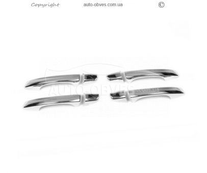 Handle covers Volkswagen Lavida, e-Lavida 2019-... - type: 4 pcs stainless steel фото 0