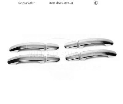 Handle covers Ford Transit 2014-... - type: stainless steel 4 pcs фото 1