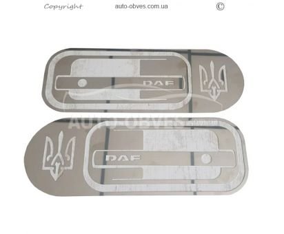 Окантовка ручок + накладки на ручки DAF XF euro 6 - тип: комплект фото 2