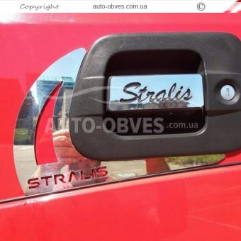 Pads on the handles Iveco Stralis - тип: окантовка v3 фото 1