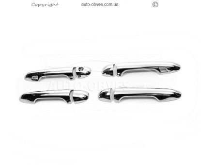 Накладки на ручки Toyota Highlander 2014-2020 - тип: abs фото 0