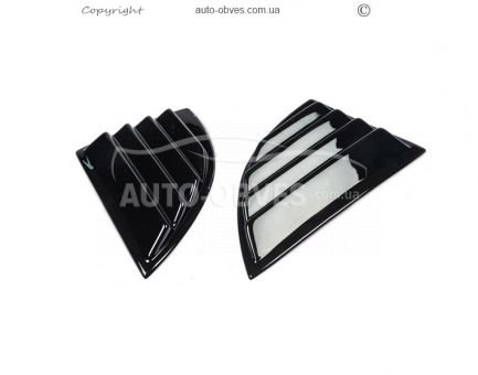 Covers on the triangles of mirrors Honda Civic Sedan 2006-2012 - type: 2 pcs abs фото 0