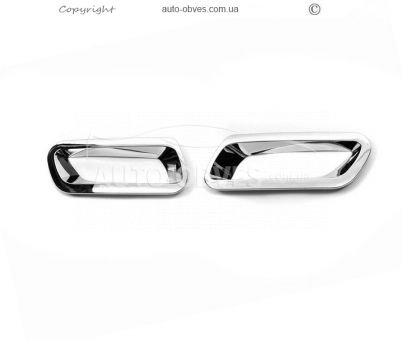 Накладки на задние габариты Subaru XV 2011-2017 - тип: 2 шт фото 0