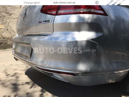 Rear bumper pads VW Passat B8 sedan, station wagon фото 2