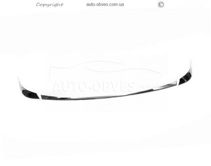 Covers on the rear bumper and trunk lid Toyota Rav4 2016-2019 - type: 3 pcs stainless steel фото 1