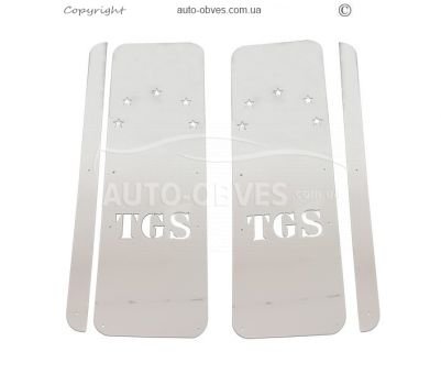 Covers for mirrors MAN TGS stainless steel фото 0