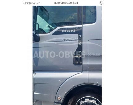 Накладки на дверь над ручками MAN TGX фото 1