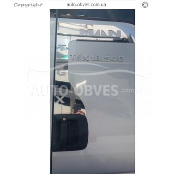Накладки на дверь над ручками MAN TGX фото 2