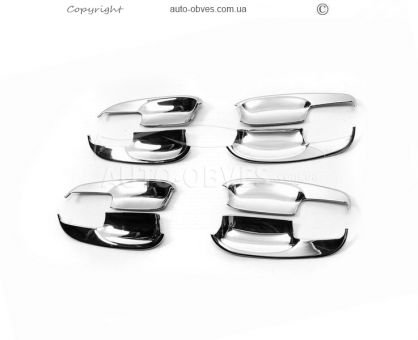 Covers for handles Subaru Forester 2012-2017 - type: 4 pcs фото 0