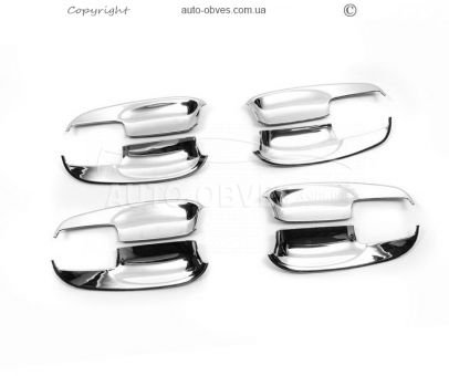 Covers for handles Subaru Forester 2012-2017 - type: 4 pcs фото 1
