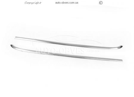 Окантовка стекол Citroen Nemo, Peugeot Bipper нержавейка фото 0