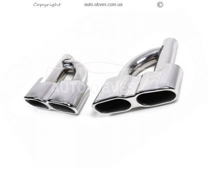 Silencer tips AMG S65 Mercedes S class w221 фото 2