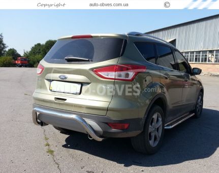 Rear bumper protection Ford Escape 2013-2016 - type: U-shaped, option 1 фото 4