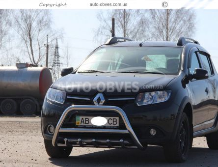Кенгурятник Renault Logan 2013-2020 - тип: штатний фото 2