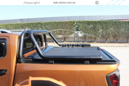 Bar in the body of Nissan Navara - type: long version, color: black фото 6