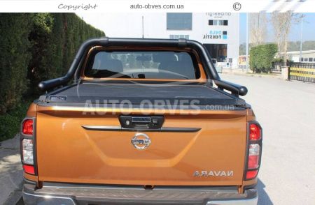 Bar in the body of Nissan Navara - type: long version, color: black фото 4