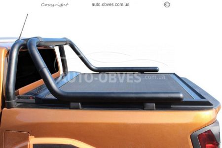 Bar in the body of Nissan Navara - type: long version, color: black фото 3