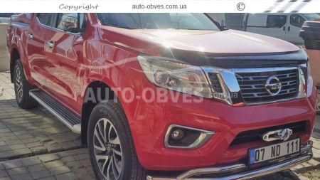 Защита переднего бампера Nissan Navara 2016-... фото 1