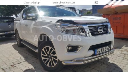 Front bumper guard Nissan Navara 2016-... фото 3