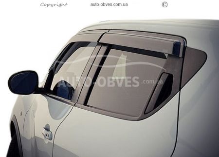 Windshield deflectors Nissan Juke 2010-2014 фото 0