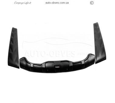 Covers on the hood of Nissan Navara 2005-2014 - type: ABS plastic фото 1