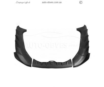 A set of linings for the hood of Nissan Navara, NP300 2016 -... - type: dragon 3 pcs фото 2