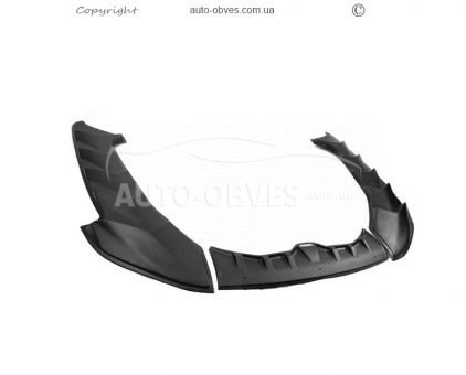 A set of linings for the hood of Nissan Navara, NP300 2016 -... - type: dragon 3 pcs фото 1