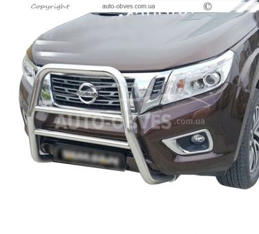 High lift bar Nissan Navara 2016-... - type: without grill фото 0
