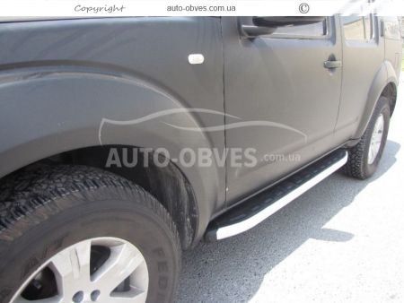 Профільні підніжки Nissan Pathfinder - style: Range Rover фото 5