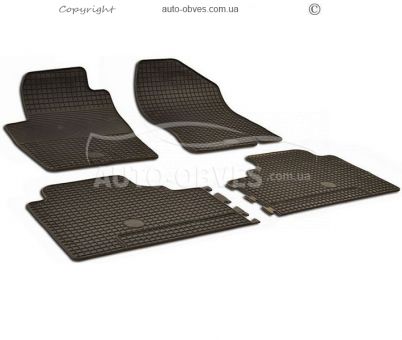 Floor mats rubber Nissan Navara, 4 pcs фото 0