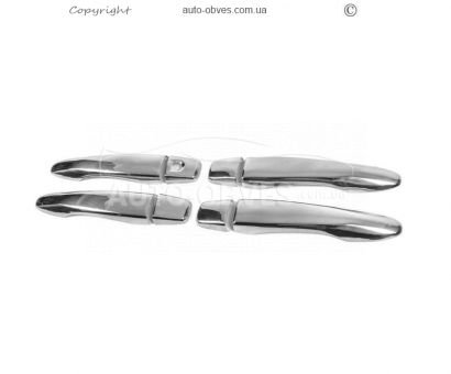 Накладки на дверные ручки Nissan Qashqai 2014-2021 фото 1