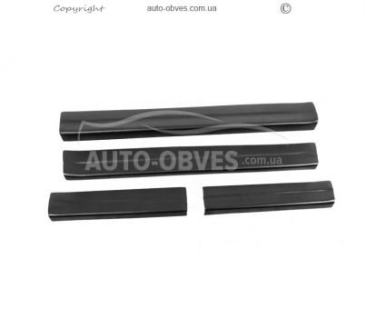 Linings on the inner thresholds of Nissan X-trail T32 Rogue 2014-2021 photo 1