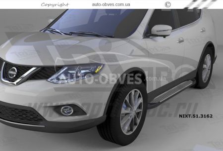 Подножки Nissan X-Trail t32 - style: BMW фото 3