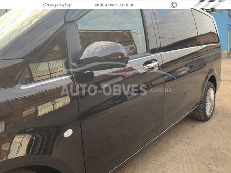 Нижня окантовка вікон Mercedes Vito V-class w447 - type: v2 фото 3