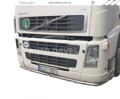 Volvo FH euro 5 front bumper protection - additional service: installation of diodes фото 0