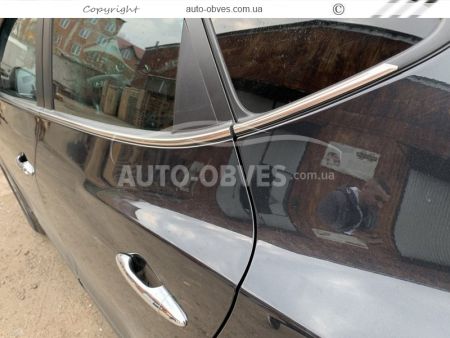 Lower glass moldings Hyundai ix35 2010-2016 фото 3