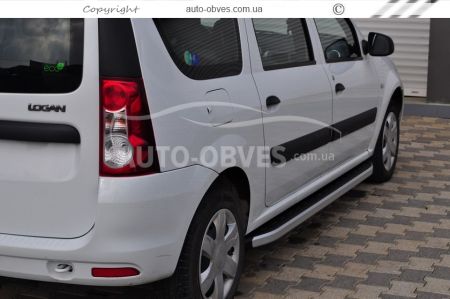 Profile running boards Dacia Logan MCV 2005-2012 - Style: Range Rover фото 6