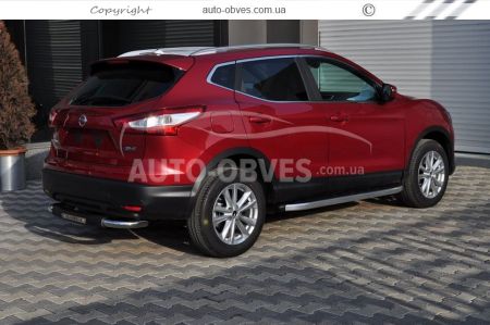 Профильные подножки Nissan Qashqai 2014-2017 - style: Range Rover фото 2