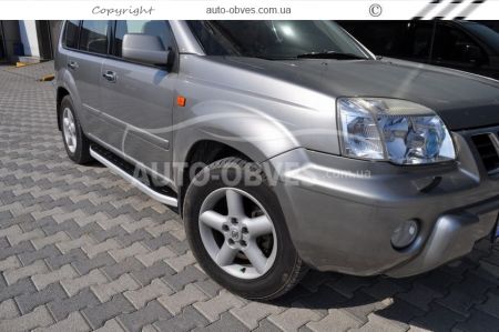 Profile running boards Nissan X-Trail t30 2003-2006 - Style: Range Rover фото 2