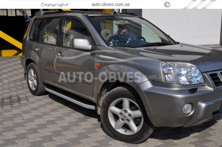 Profile running boards Nissan X-Trail t30 2003-2006 - Style: Range Rover фото 1