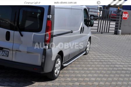 Profile running boards Opel Vivaro, Nissan Primastar - Style: Range Rover фото 1