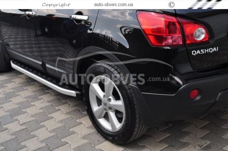 Profile running boards Nissan Qashqai 2010-2014 - Style: Range Rover фото 4