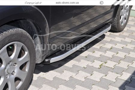 Профильные подножки Toyota Hilux 2012-2015 - style: Range Rover фото 3