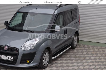 Profile running boards Fiat Doblo 2010-2014 - Style: Range Rover фото 1