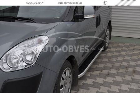 Profile running boards Fiat Doblo 2010-2014 - Style: Range Rover фото 2