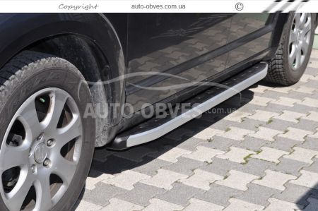 Профильные подножки Toyota Hilux 2012-2015 - style: Range Rover фото 5